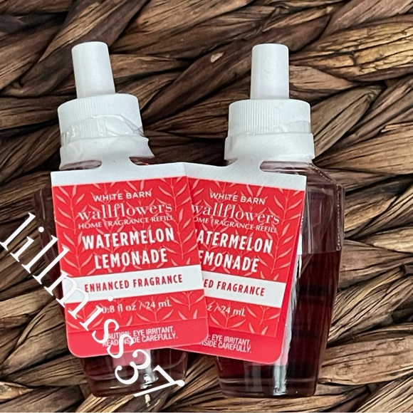 2X WATERMELON LEMONADE Bath & Body Works Wallflower Refill Bulb Bundle - Picture 4 of 4